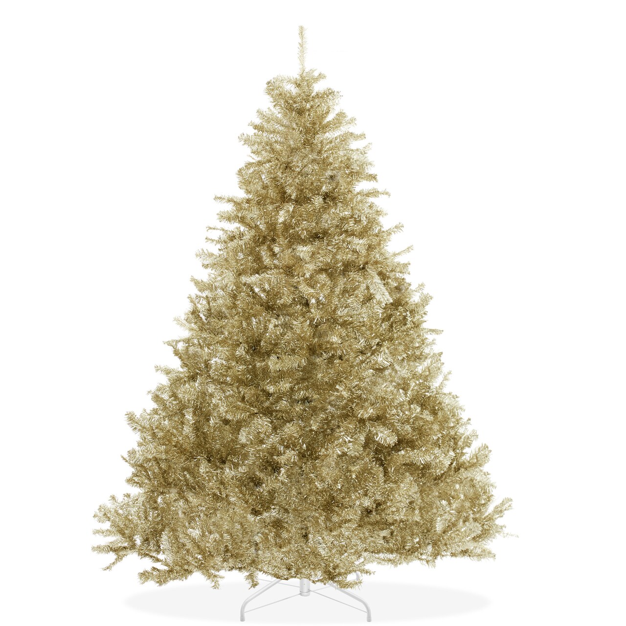 Casafield Spruce Artificial Holiday Christmas Tree with Sturdy Metal Stand